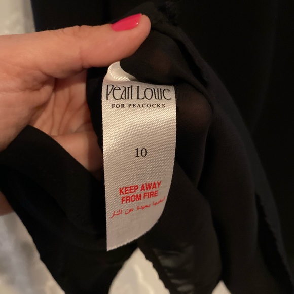 RARE Pearl Lowe British Tea Antique lace black bow dress 👗 Daisy 🌼 - Picture 8 of 8